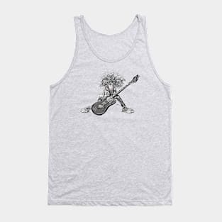 Grunge Guitarist Tank Top